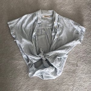Madewell short sleeve collared shirt
